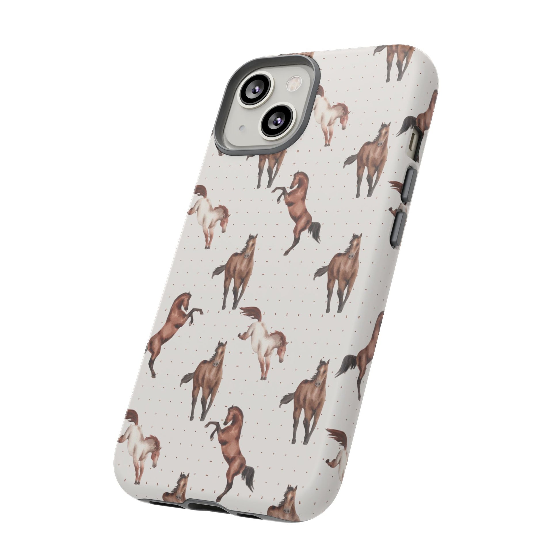 Wild Mustang Horse Pattern Phone Case – Stylish, Protective & Eco-Friendly - JGUS