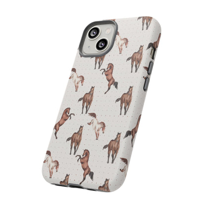 Wild Mustang Horse Pattern Phone Case – Stylish, Protective & Eco-Friendly - JGUS