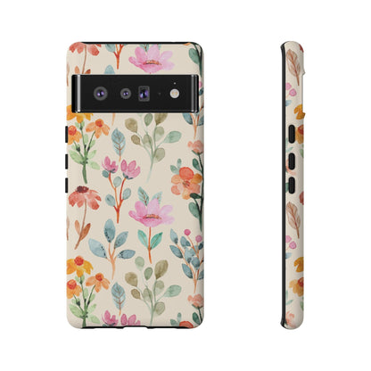 Petal Splash Watercolor Symphony Phone Case