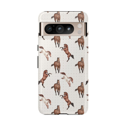 Wild Mustang Horse Pattern Phone Case – Stylish, Protective & Eco-Friendly - JGUS