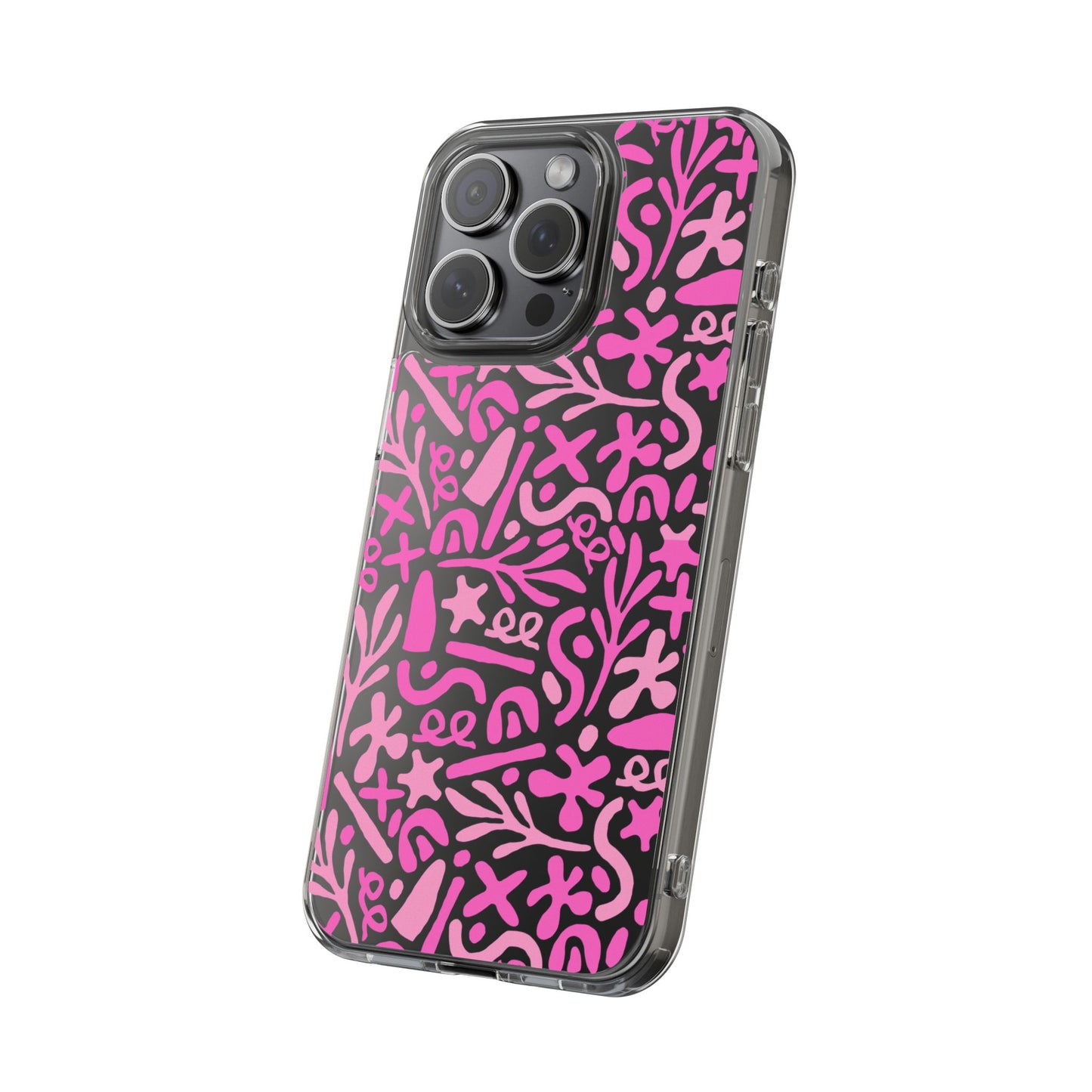 Abstract Vibes Clear Phone Case