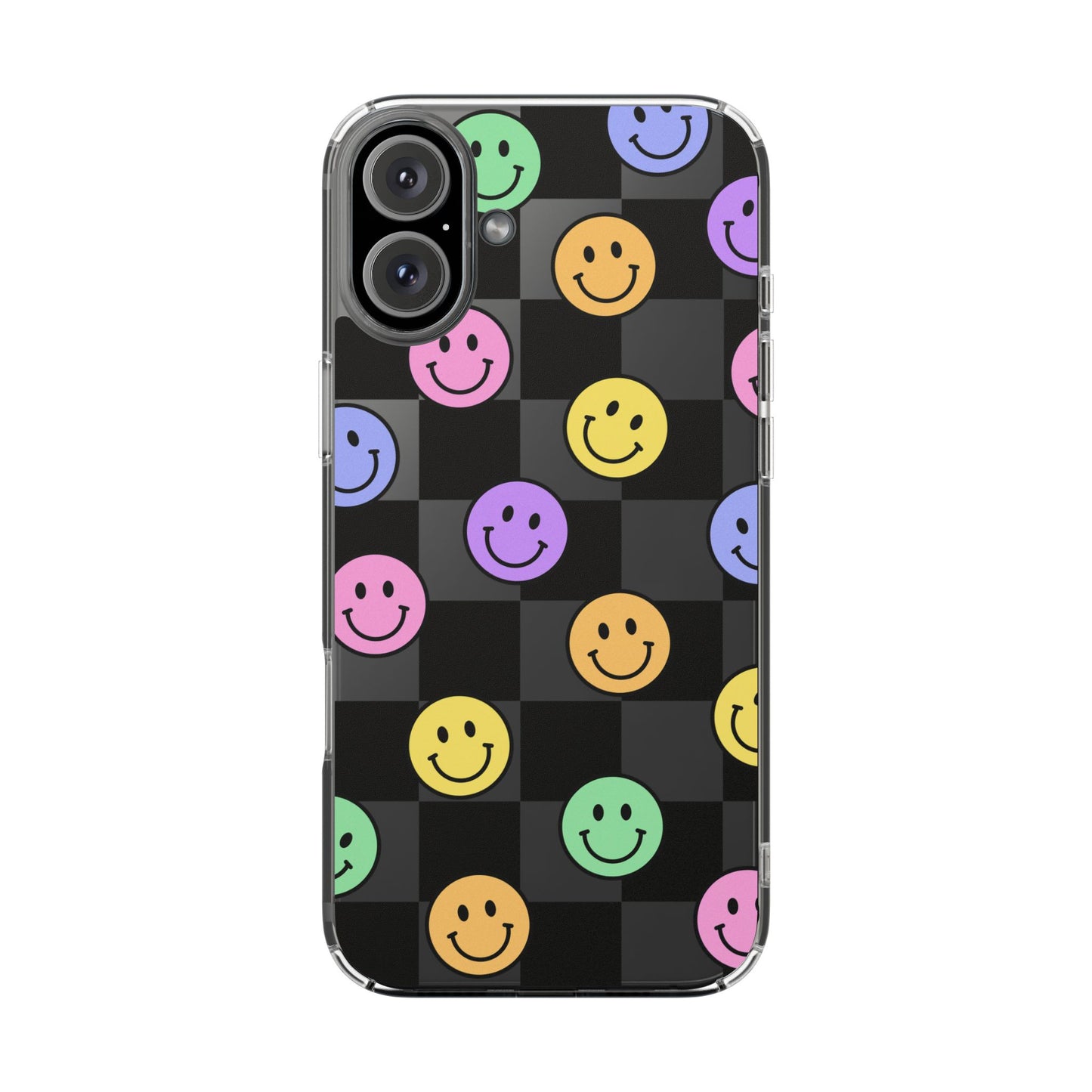 Happy Vibes Clear Phone Case