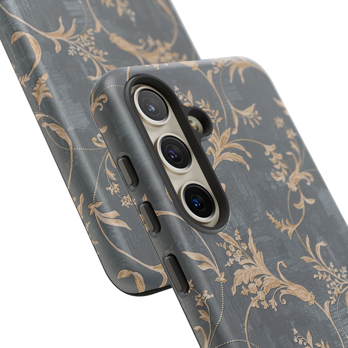 Old-Fashioned Flower Phone Case – Aesthetic Protective Cover for iPhone & Samsung - JGUS