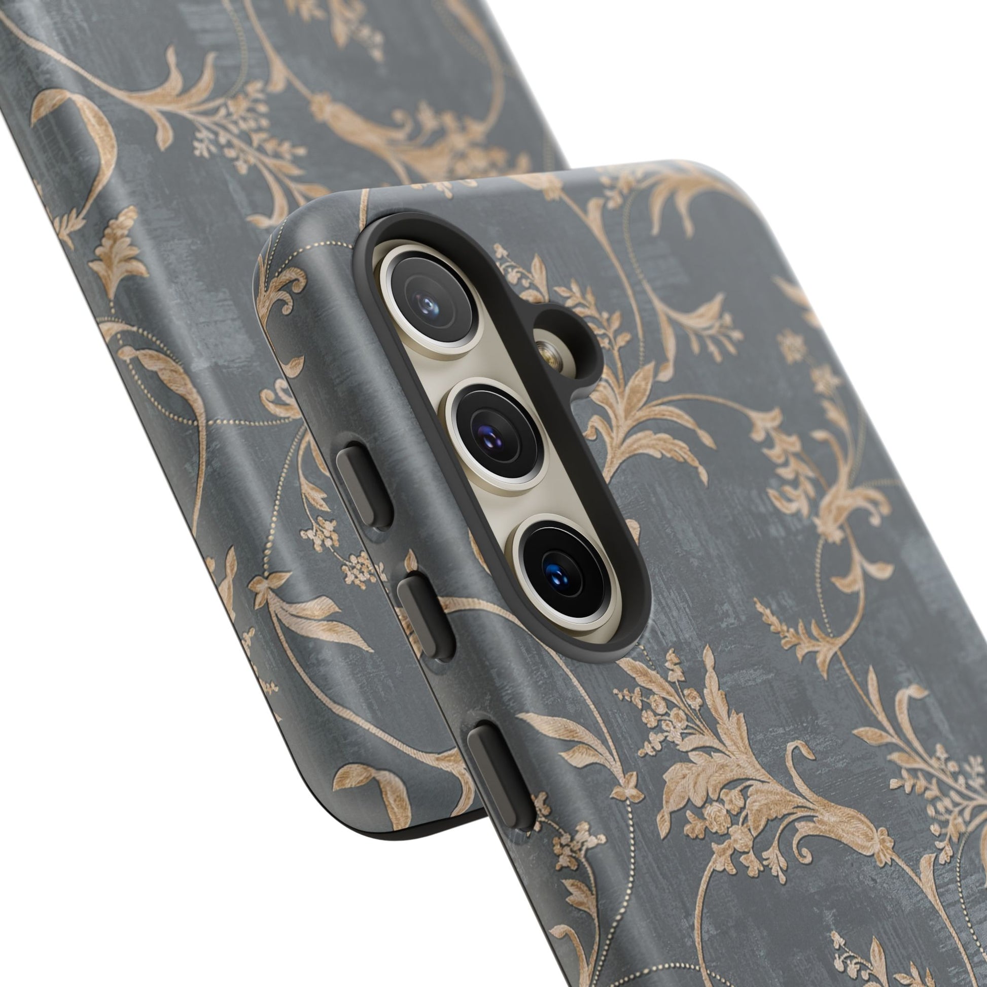 Old-Fashioned Flower Phone Case – Aesthetic Protective Cover for iPhone & Samsung - JGUS