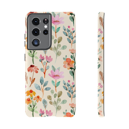 Petal Splash Watercolor Symphony Phone Case