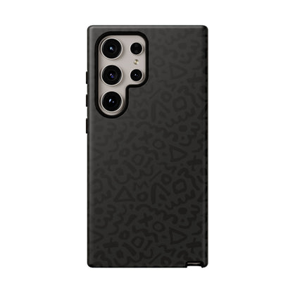 Retro Geometric Vibes Phone Case – 80s 90s Vintage Abstract Pattern for iPhone & Samsung - JGUS