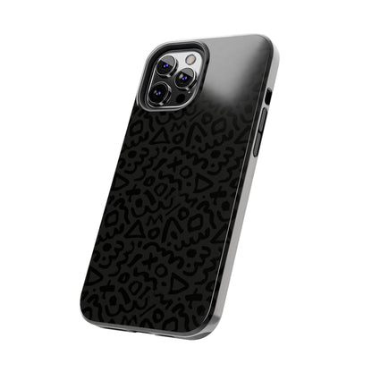 Retro Geometric Vibes Phone Case – 80s 90s Vintage Abstract Pattern for iPhone & Samsung