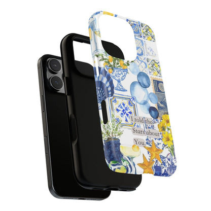 Lemon summertime collage Phone Case