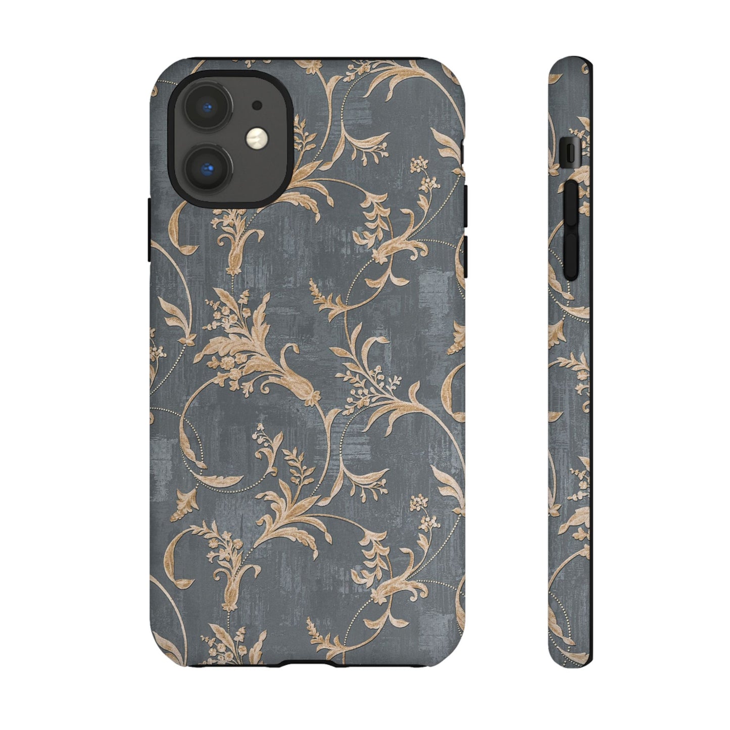 Old-Fashioned Flower Phone Case – Aesthetic Protective Cover for iPhone & Samsung - JGUS