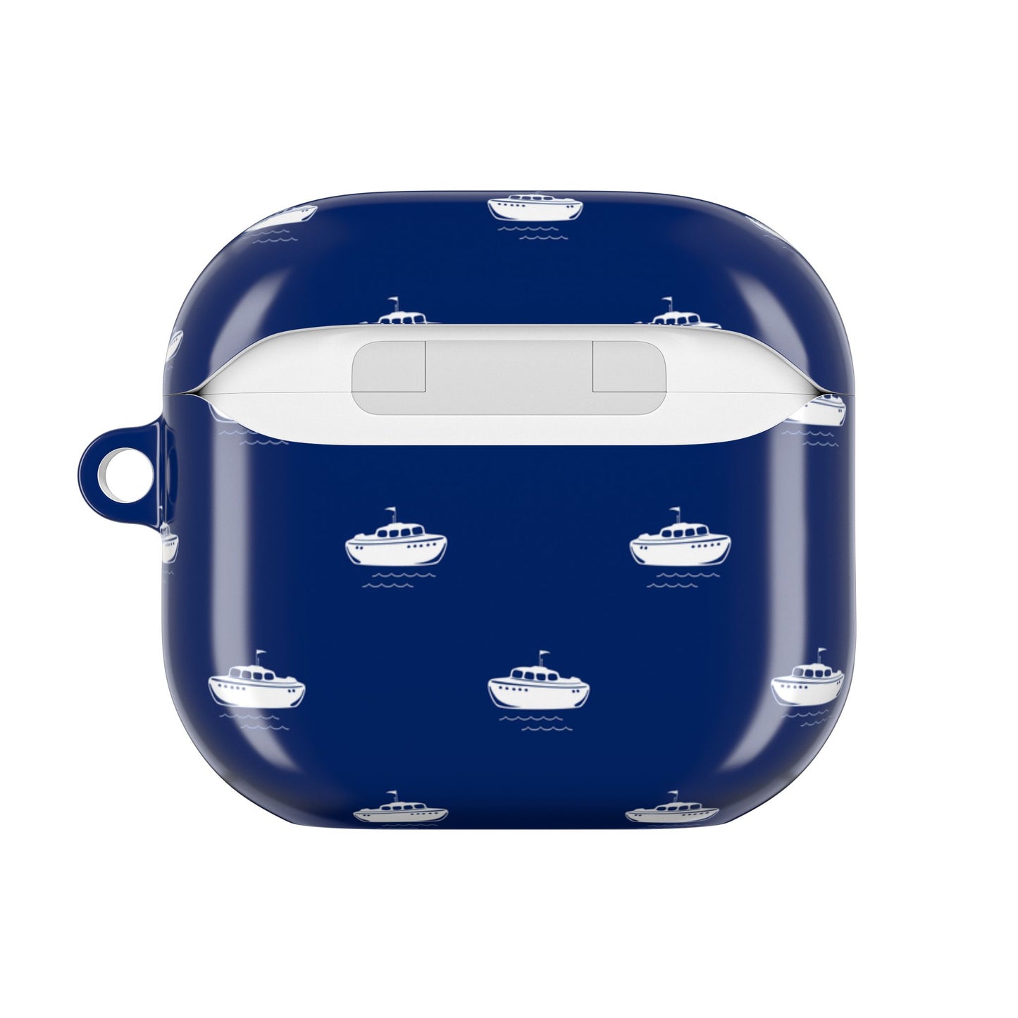 Blue Boat Shockproof & Scratch-Resistant AirPods Case – Wireless Charging Compatible