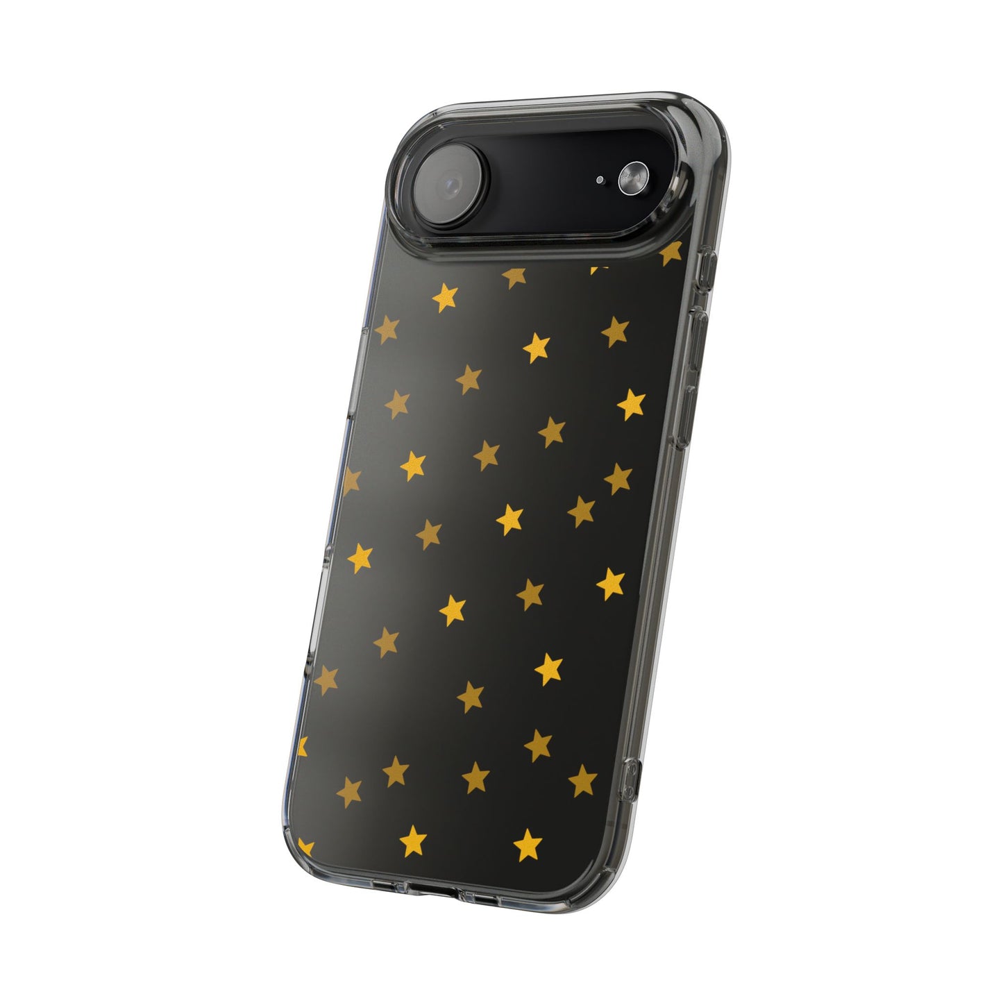 Yellow Stars Clear Phone Case
