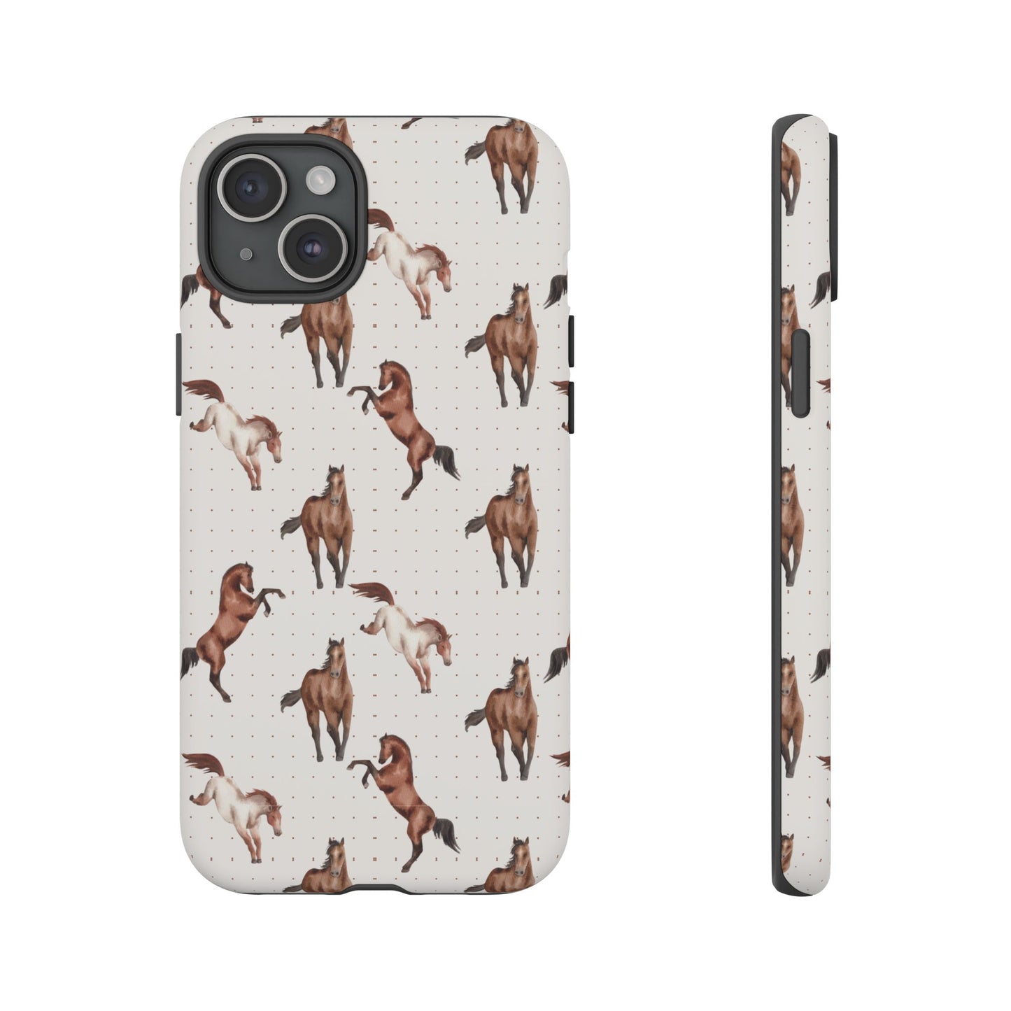 Wild Mustang Horse Pattern Phone Case – Stylish, Protective & Eco-Friendly - JGUS