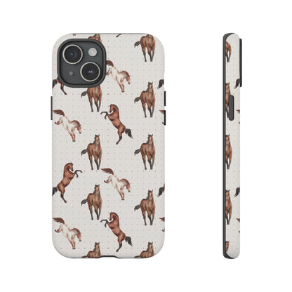 Wild Mustang Horse Pattern Phone Case – Stylish, Protective & Eco-Friendly - JGUS