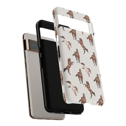 Wild Mustang Horse Pattern Phone Case – Stylish, Protective & Eco-Friendly - JGUS