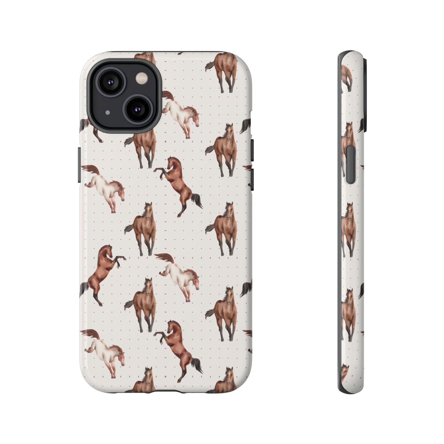 Wild Mustang Horse Pattern Phone Case – Stylish, Protective & Eco-Friendly - JGUS