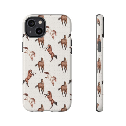 Wild Mustang Horse Pattern Phone Case – Stylish, Protective & Eco-Friendly - JGUS