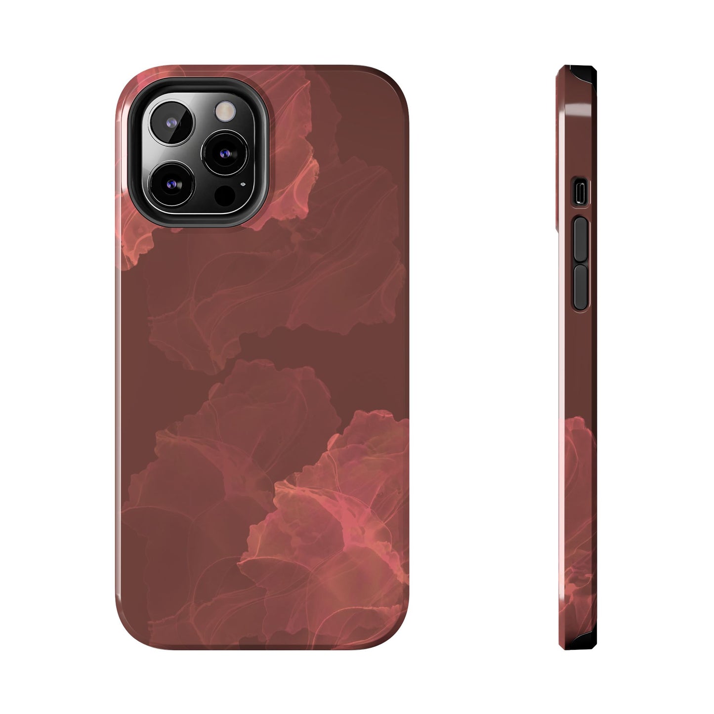 Blush Ink Splash Protective Phone Case