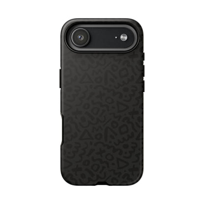 Retro Geometric Vibes Phone Case – 80s 90s Vintage Abstract Pattern for iPhone & Samsung - JGUS