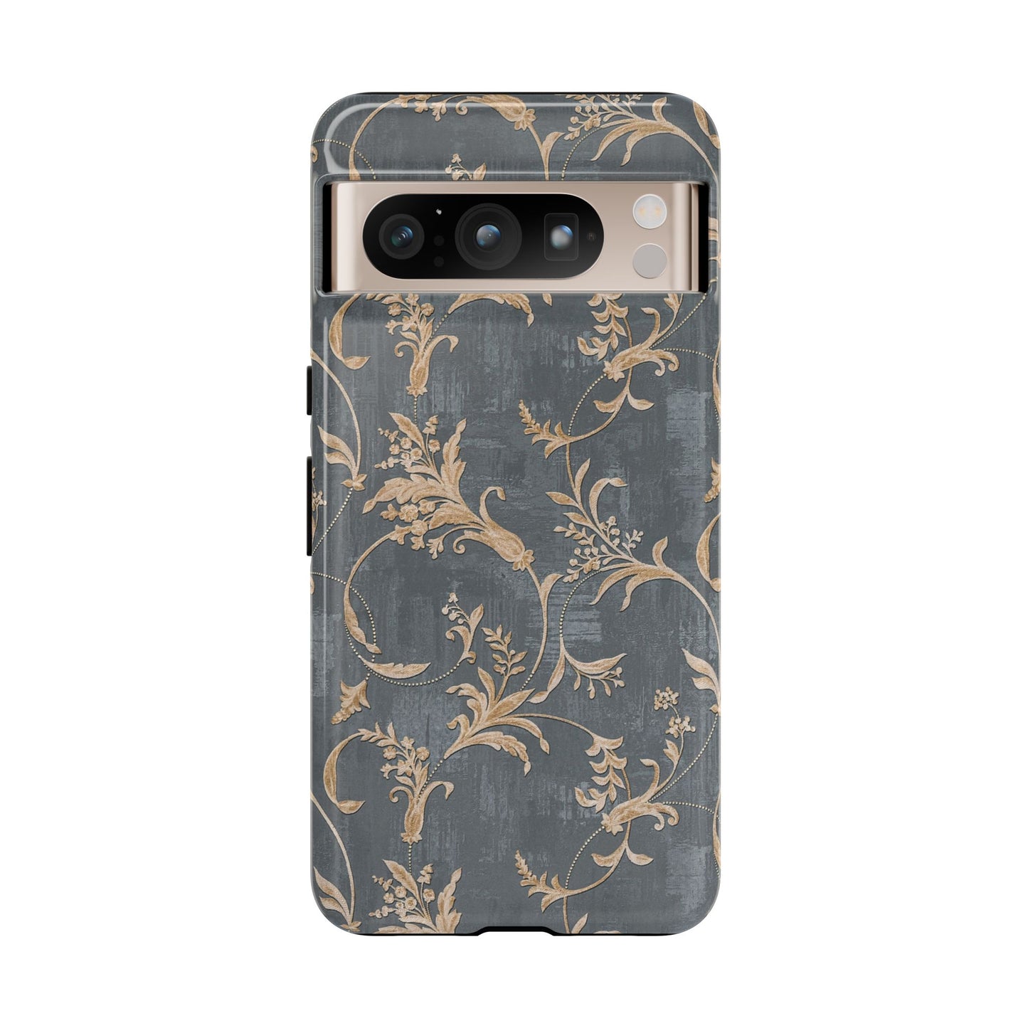 Old-Fashioned Flower Phone Case – Aesthetic Protective Cover for iPhone & Samsung - JGUS