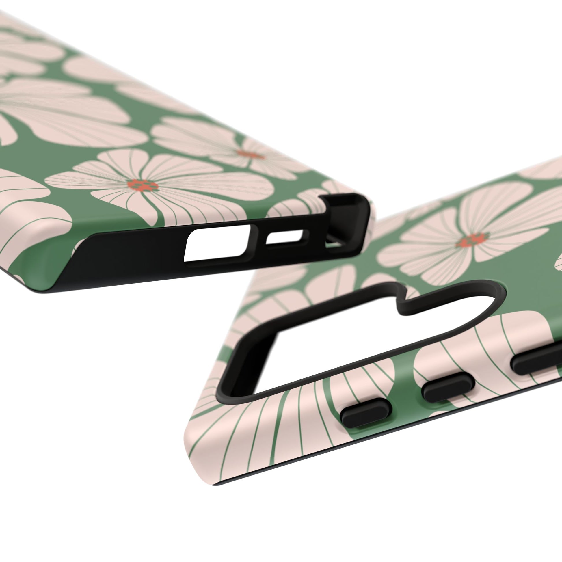 Retro Floral Abstract Phone Case – Vintage 70s & 80s Aesthetic for iPhone & Samsung - JGUS