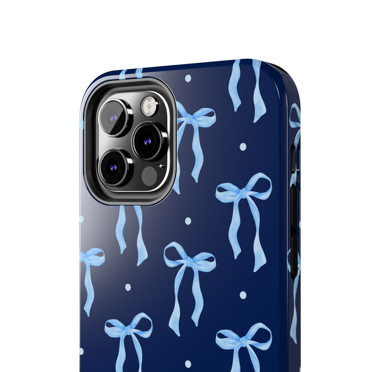 Bows and Blues Phone Case – Cute & Durable Bow Print Case for iPhone & Samsung