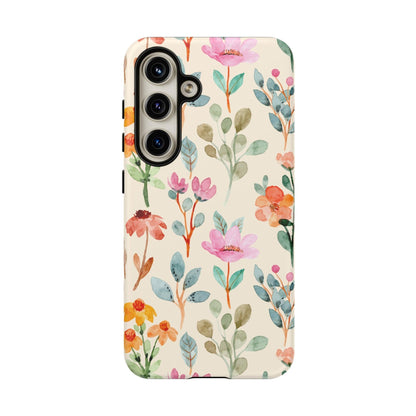 Petal Splash Watercolor Symphony Phone Case