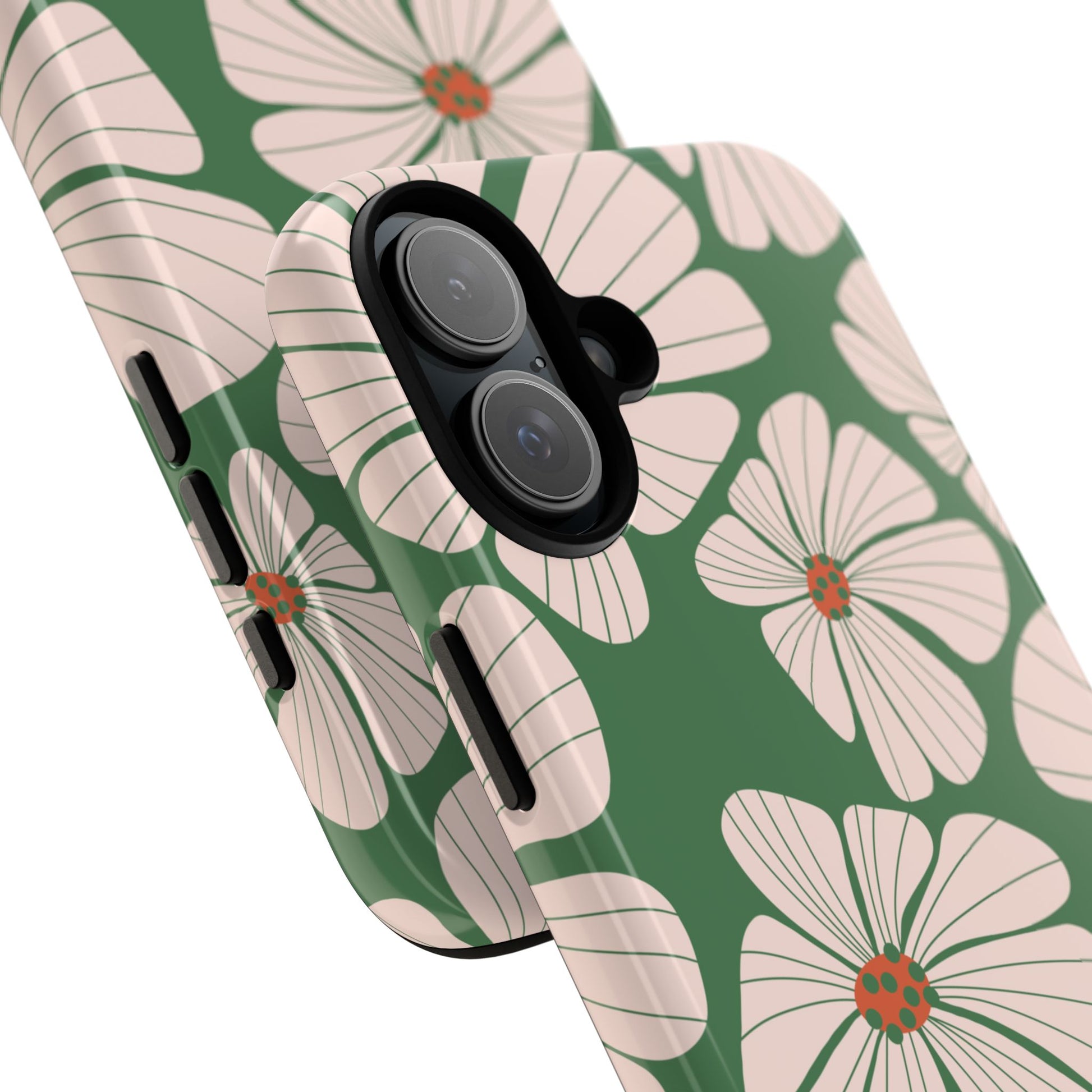 Retro Floral Abstract Phone Case – Vintage 70s & 80s Aesthetic for iPhone & Samsung - JGUS