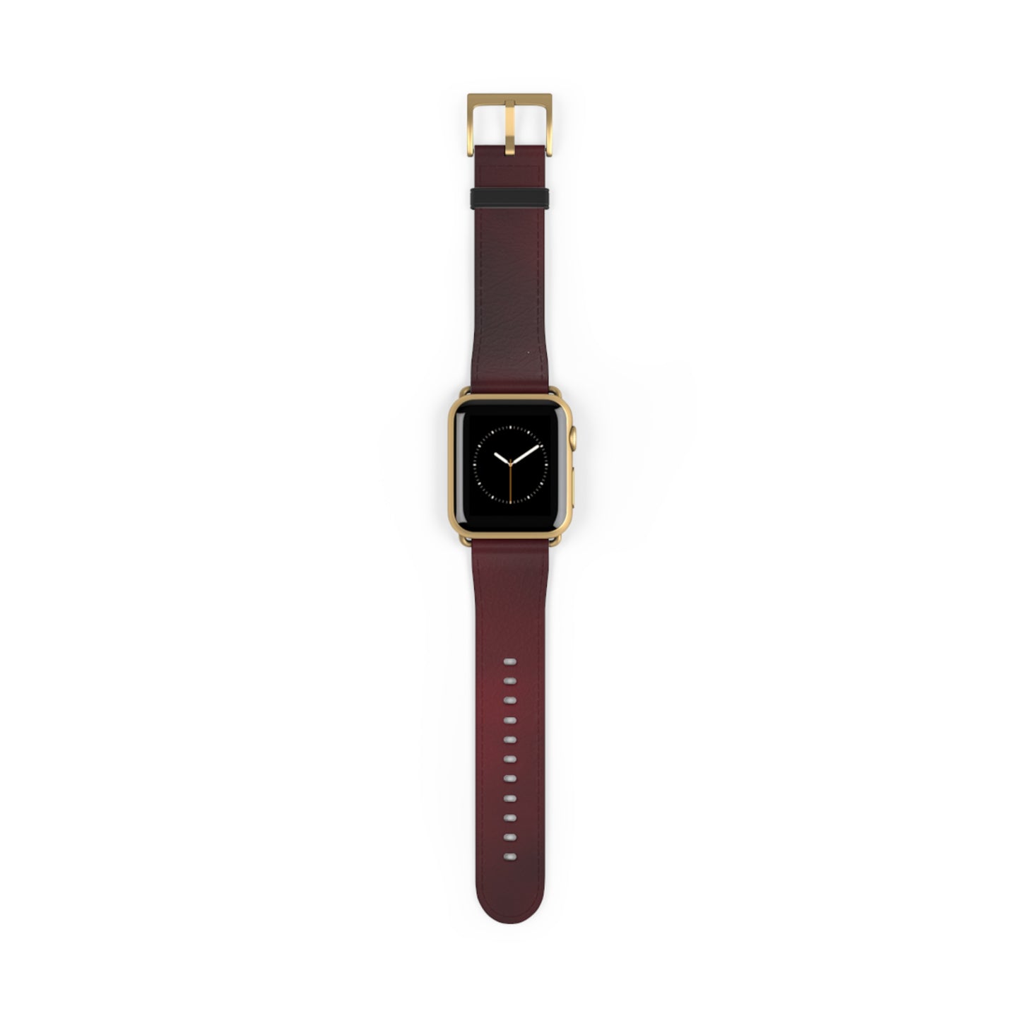 Vintage Burgundy Cherry Apple Watch Band – Sustainable, Stylish, and Comfortable