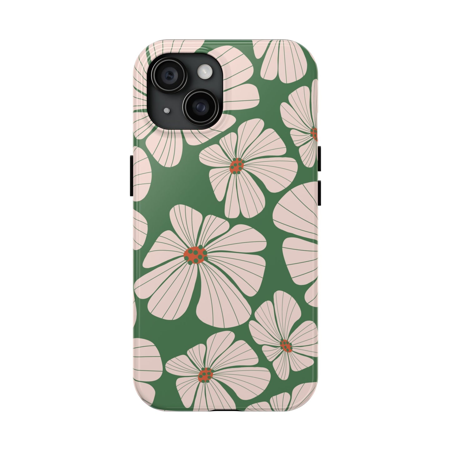 Retro Floral Abstract Phone Case – Vintage 70s & 80s Aesthetic for iPhone & Samsung