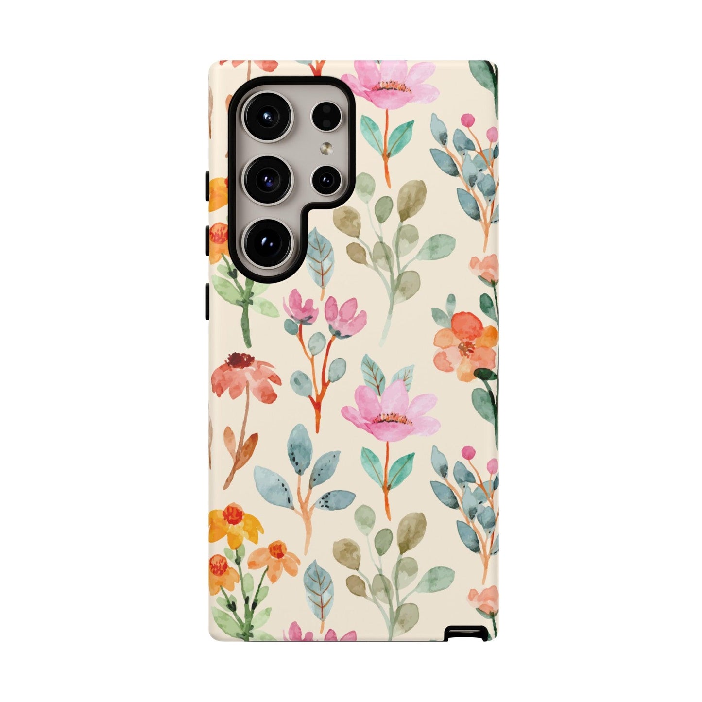 Petal Splash Watercolor Symphony Phone Case