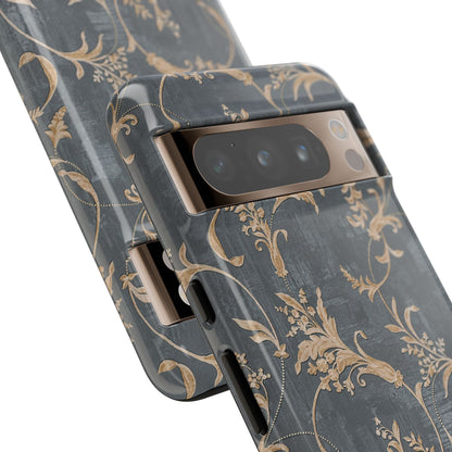 Old-Fashioned Flower Phone Case – Aesthetic Protective Cover for iPhone & Samsung - JGUS