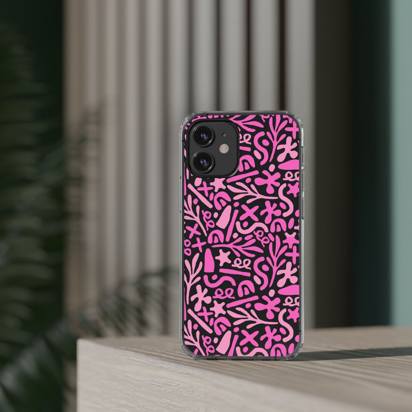 Abstract Vibes Clear Phone Case