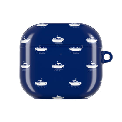 Blue Boat Shockproof & Scratch-Resistant AirPods Case – Wireless Charging Compatible