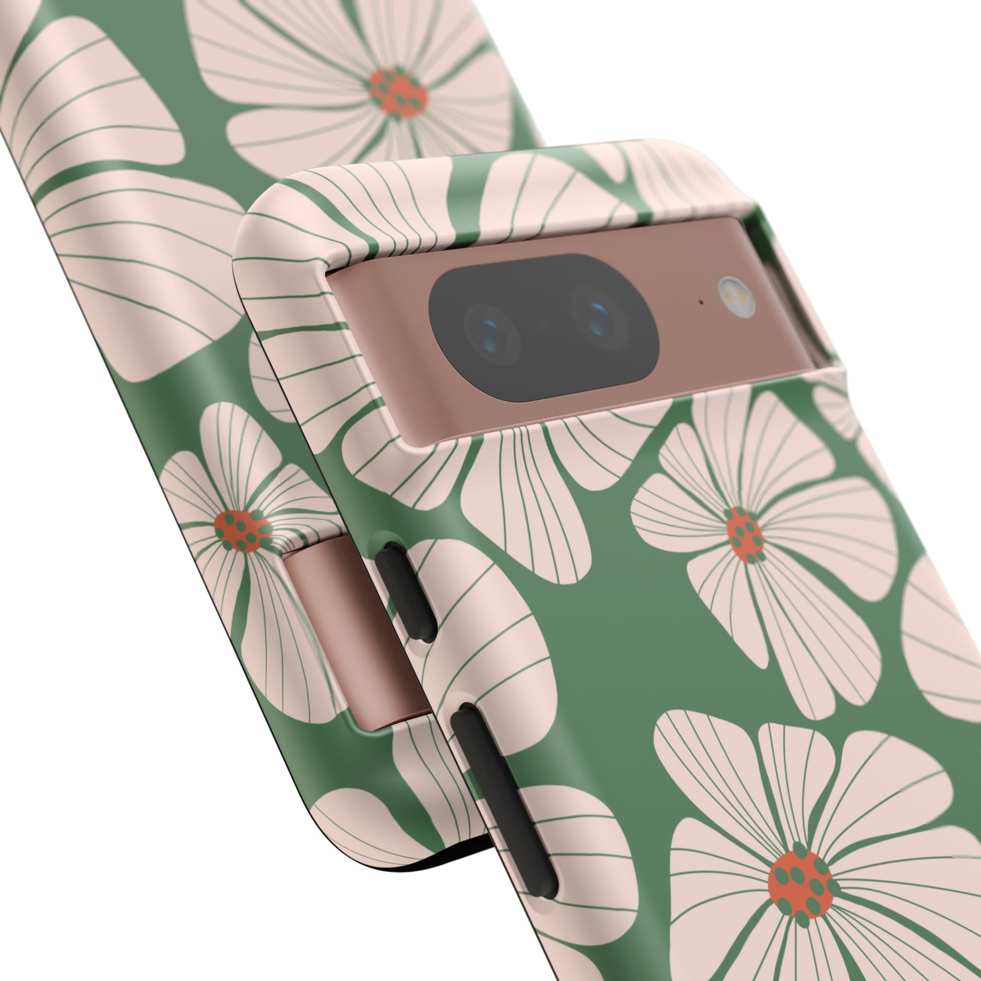Retro Floral Abstract Phone Case – Vintage 70s & 80s Aesthetic for iPhone & Samsung - JGUS