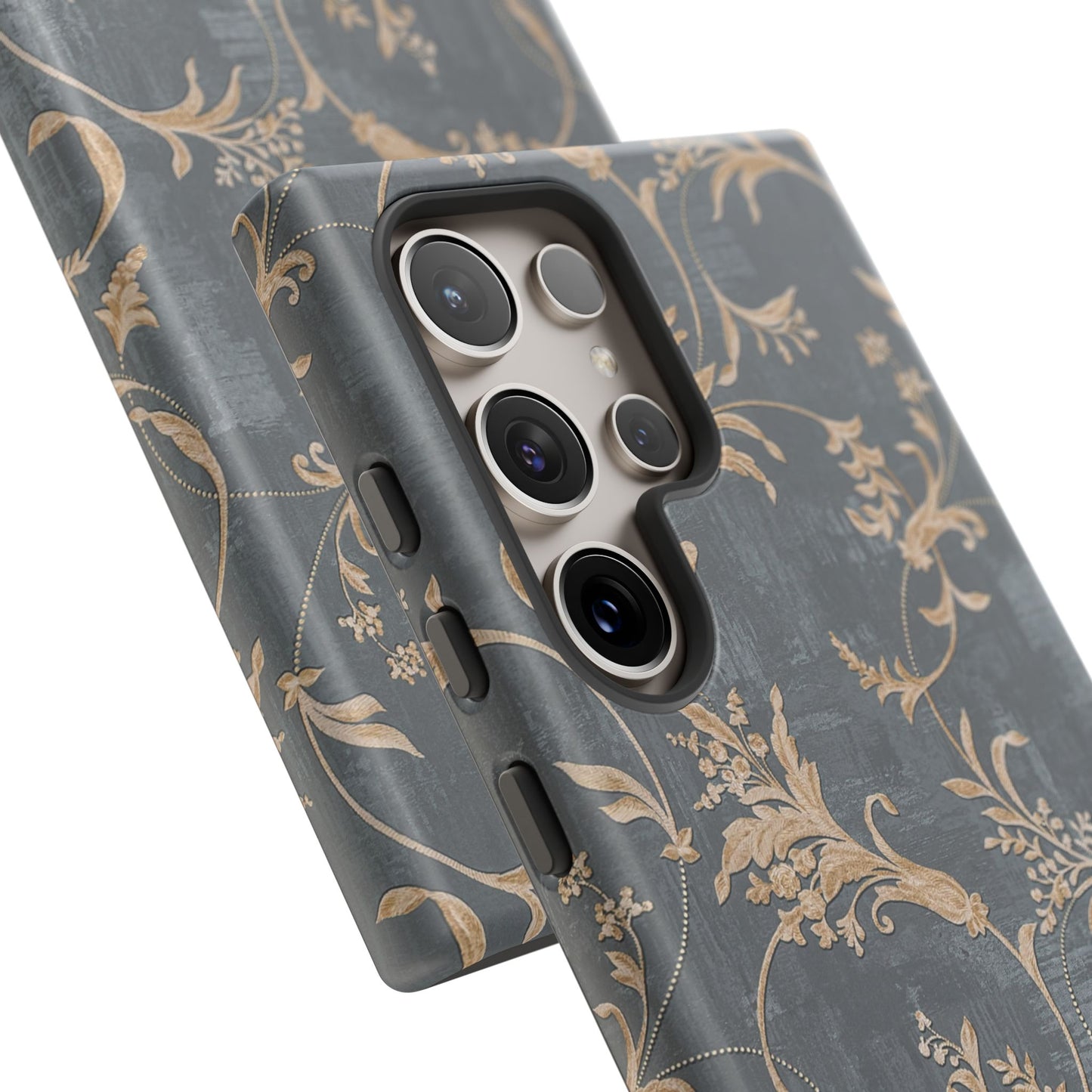 Old-Fashioned Flower Phone Case – Aesthetic Protective Cover for iPhone & Samsung - JGUS