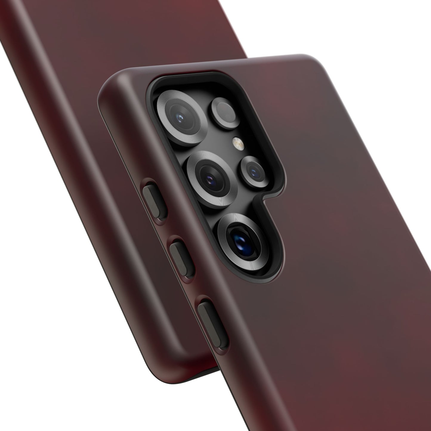 Vintage Burgundy Cherry Phone Case – Elegant Floral Design for iPhone 17 & Samsung Galaxy | Tough Protective Cover - JGUS