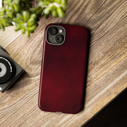 Vintage Burgundy Cherry Phone Case – Elegant Floral Design for iPhone 17 & Samsung Galaxy | Tough Protective Cover - JGUS