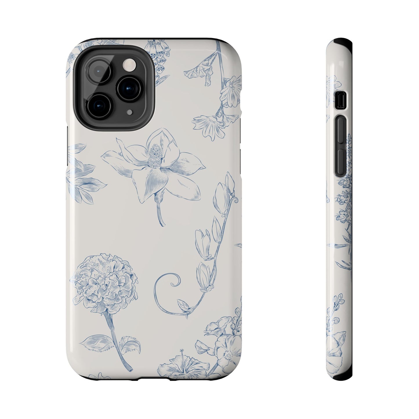 Jasmine Sketch Phone Case – Artistic Design, Slim, Durable & MagSafe Compatible