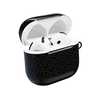 Retro Geometric Vibes Shockproof & Scratch-Resistant AirPods Case – Wireless Charging Compatible