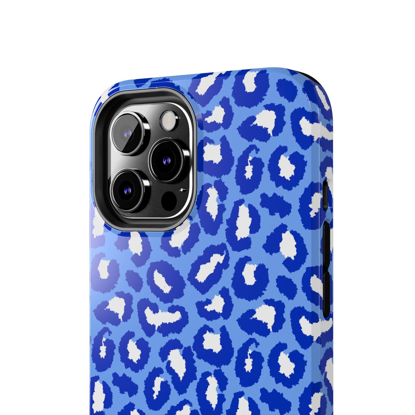 Leopard Vibes - Blue Edition Phone Case for iPhone & Samsung - Stylish & Durable Animal Print Case