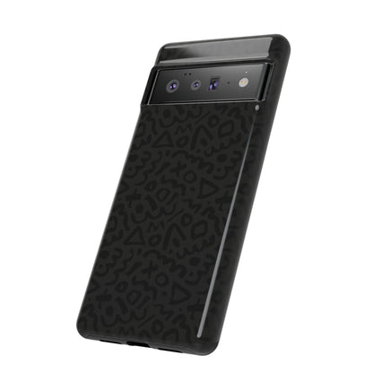 Retro Geometric Vibes Phone Case – 80s 90s Vintage Abstract Pattern for iPhone & Samsung - JGUS