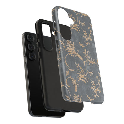 Old-Fashioned Flower Phone Case – Aesthetic Protective Cover for iPhone & Samsung - JGUS