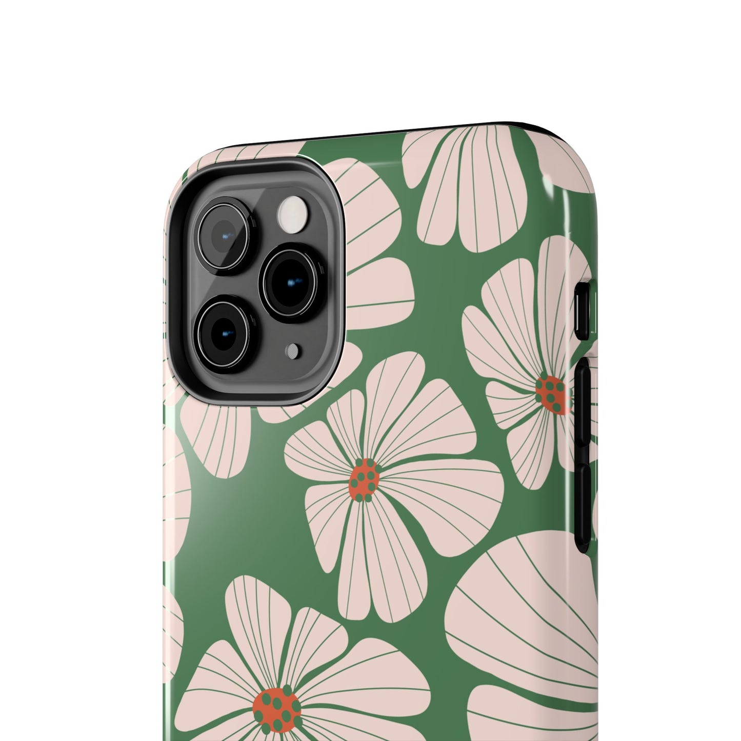 Retro Floral Abstract Phone Case – Vintage 70s & 80s Aesthetic for iPhone & Samsung