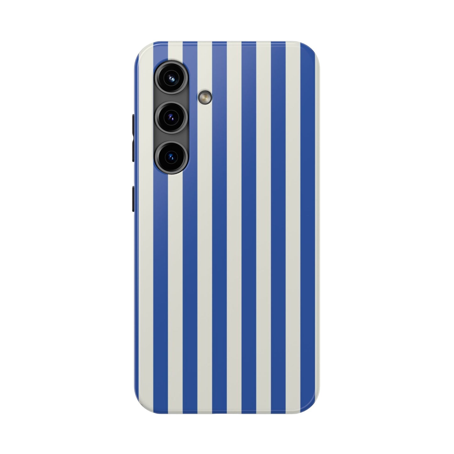 Blue White Striped Phone Case