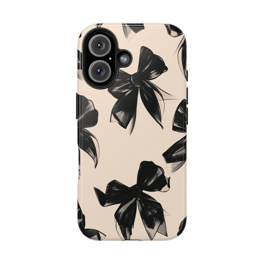 Bow Art Custom Protective Phone Case – Impact-Resistant, Dual-Layer Design