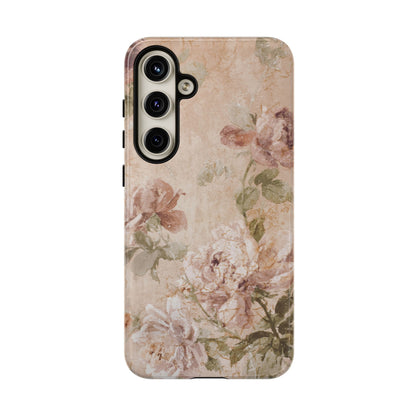 Victorian Floral Phone Case – Vintage Flower Design for iPhone & Samsung