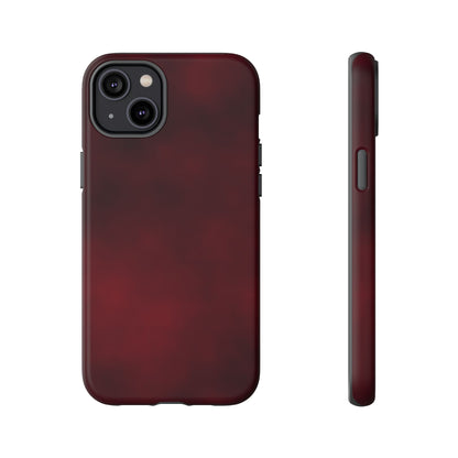 Vintage Burgundy Cherry Phone Case – Elegant Floral Design for iPhone 17 & Samsung Galaxy | Tough Protective Cover - JGUS