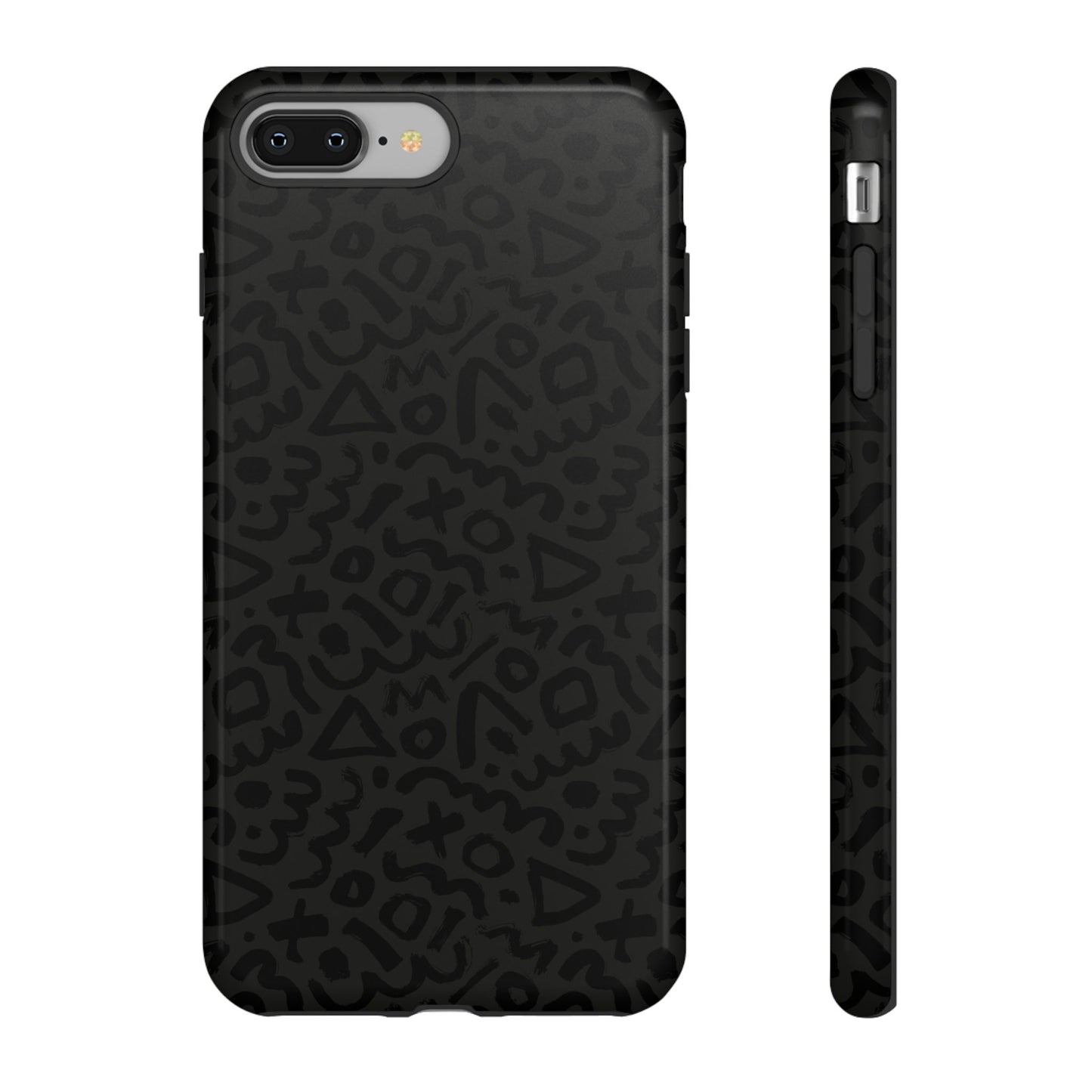 Retro Geometric Vibes Phone Case – 80s 90s Vintage Abstract Pattern for iPhone & Samsung - JGUS