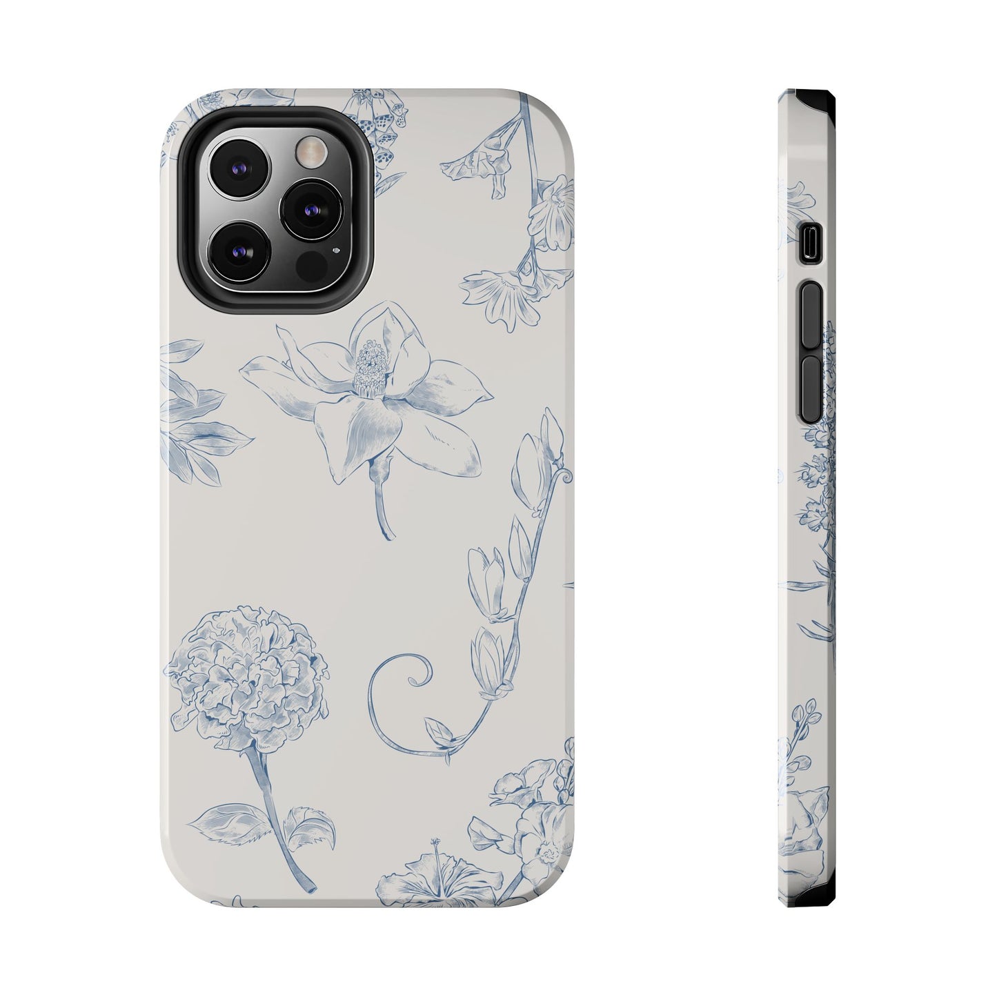 Jasmine Sketch Phone Case – Artistic Design, Slim, Durable & MagSafe Compatible