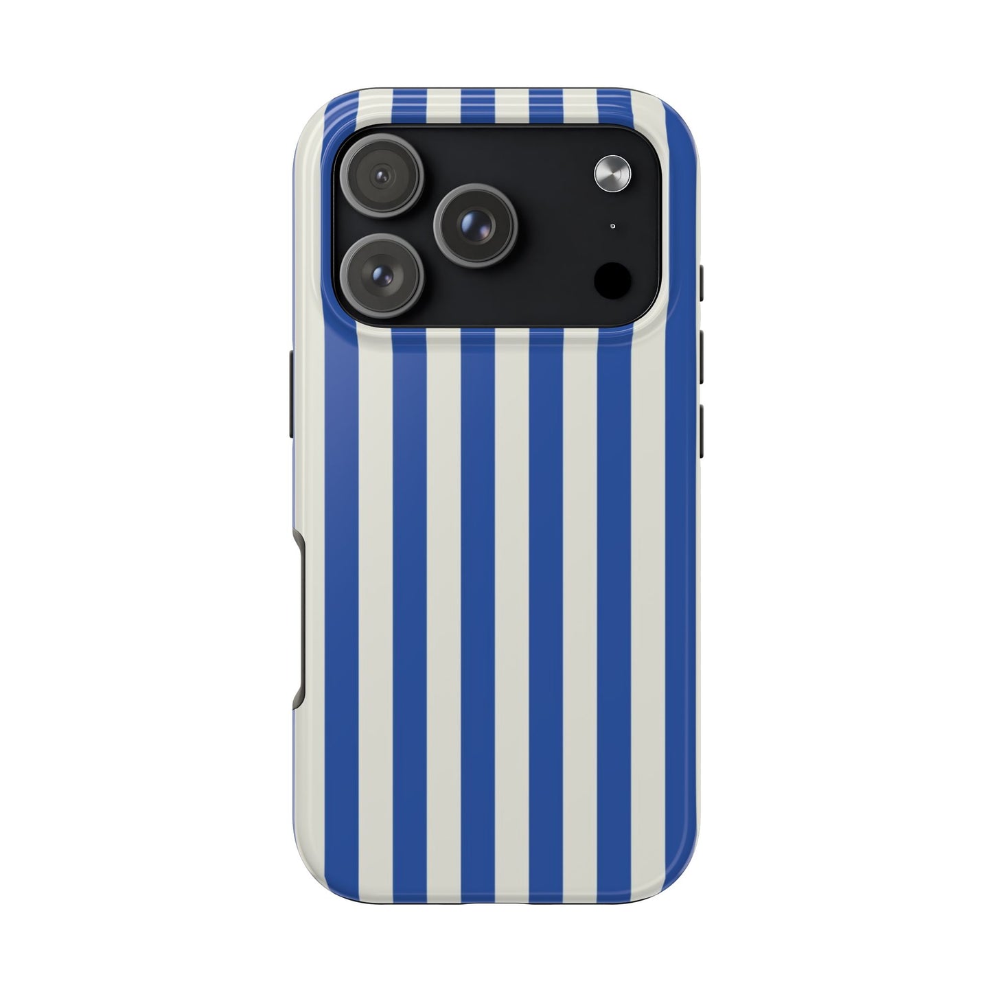 Blue White Striped Phone Case
